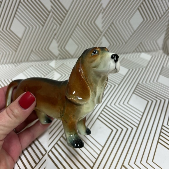 Vintage MCM Hound Dog Ceramic Figurine - Picture 9 of 11